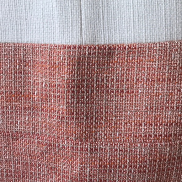 NWT 4.collective White/Coral Tweed Sheath Dress, 8 - Picture 5 of 7